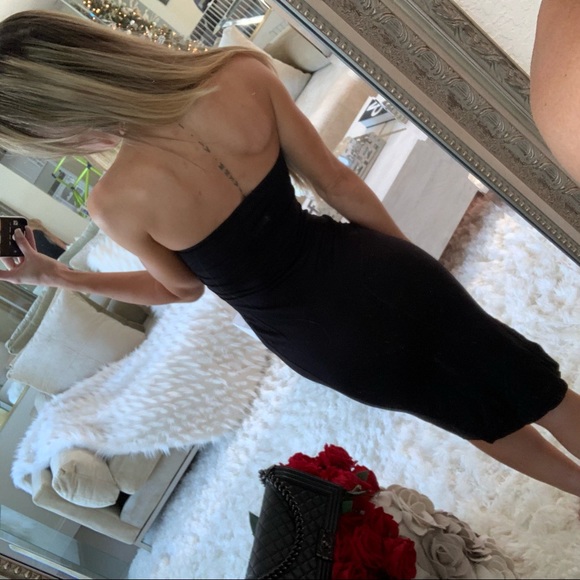 Black bandeau dress - Picture 3 of 6